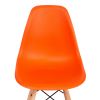 Стул CINDY (EAMES) (mod. 001) дерево бук-металл-сиденье пластик, 51x46x82см, оранжевый-orange - 6