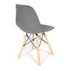 Стул CINDY (EAMES) (mod. 001) дерево бук-металл-сиденье пластик, 51x46x82см, серый-grey - 10