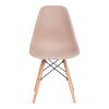 Стул CINDY (EAMES) (mod. 001) дерево бук-металл-сиденье пластик, 51x46x82см, бежевый - beige - 5