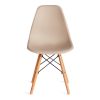 Стул CINDY (EAMES) (mod. 1801) дерево бук-металл-сиденье пластик, 45x51x82 см, Beige (Бежевый) - 5