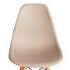 Стул CINDY (EAMES) (mod. 1801) дерево бук-металл-сиденье пластик, 45x51x82 см, Beige (Бежевый) - 6