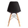 Стул CINDY (EAMES) (mod. 1801) дерево бук-металл-сиденье пластик, 45x51x82 см, Black (черный) - 4