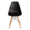 Стул CINDY (EAMES) (mod. 1801) дерево бук-металл-сиденье пластик, 45x51x82 см, Black (черный) - 5