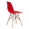 Стул CINDY (EAMES) (mod. 1801) дерево бук-металл-сиденье пластик, 45x51x82 см, Red (красный) - 3