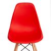 Стул CINDY (EAMES) (mod. 1801) дерево бук-металл-сиденье пластик, 45x51x82 см, Red (красный) - 6