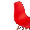 Стул CINDY (EAMES) (mod. 1801) дерево бук-металл-сиденье пластик, 45x51x82 см, Red (красный) - 7