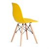 Стул CINDY (EAMES) (mod. 1801) дерево бук-металл-сиденье пластик, 45x51x82 см, Yellow (Желтый) - 3