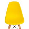 Стул CINDY (EAMES) (mod. 1801) дерево бук-металл-сиденье пластик, 45x51x82 см, Yellow (Желтый) - 6
