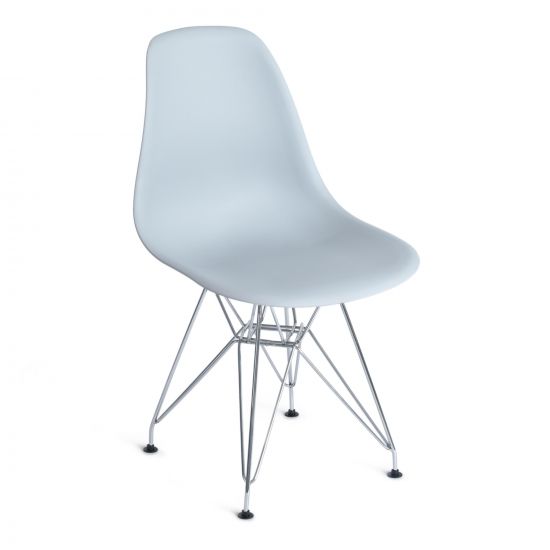 Стул CINDY IRON CHAIR (EAMES) (mod. 002) металл, пластик, 51x46x82,5, серый