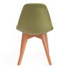 Стул CINDY SOFT (mod. C1021F1) вельвет-дерево бук, 53 х 45 х 81 см , зеленый (HLR 54)-натуральный - 4