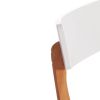 Стул Claire (комплект) дерево гевея, МДФ, 48 x 49,5 x 81,5 x SH44см, White (Белый) - Natural (натура - 8