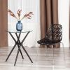 Стул CRISPY (mod. 61) металл, пластик, 44 x 56.5 x 80 см, Black (черный) 05-хром - 10