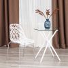 Стул CRISPY (mod. 61) металл, пластик, 44 x 56.5 x 80 см, White (белый) 11954-хром - 10
