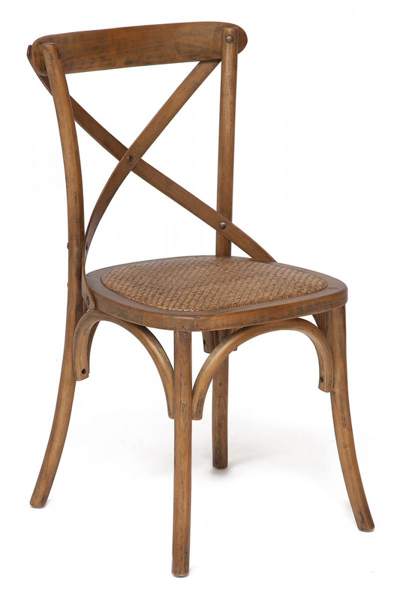 Стул CROSS (mod.CB2001) дерево вяз, 49.5*53.5*87, Груша (№3)