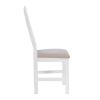 Стул CROSSMAN (комплект) NEW, Многослойный березовый шпон, 41х40х100 см, white-велюр бежевый - 2