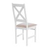 Стул CROSSMAN (комплект) NEW, Многослойный березовый шпон, 41х40х100 см, white-велюр бежевый - 3