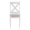 Стул CROSSMAN (комплект) NEW, Многослойный березовый шпон, 41х40х100 см, white-велюр бежевый - 4