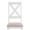 Стул CROSSMAN (комплект) NEW, Многослойный березовый шпон, 41х40х100 см, white-велюр бежевый - 6