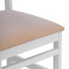 Стул CROSSMAN (комплект) NEW, Многослойный березовый шпон, 41х40х100 см, white-велюр бежевый - 8