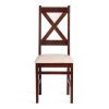 Стул CROSSMAN (комплект) NEW, Многослойный березовый шпон, 41х40x100 см, cappuchino-велюр бежевый - 5