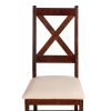 Стул CROSSMAN (комплект) NEW, Многослойный березовый шпон, 41х40x100 см, cappuchino-велюр бежевый - 6