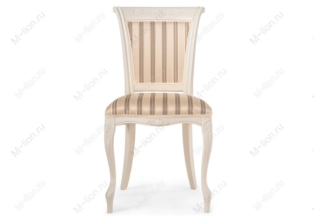 Стул деревянный Амбертин молочный - агата серая