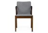 Стул деревянный Artis cappuccino - grey - 2