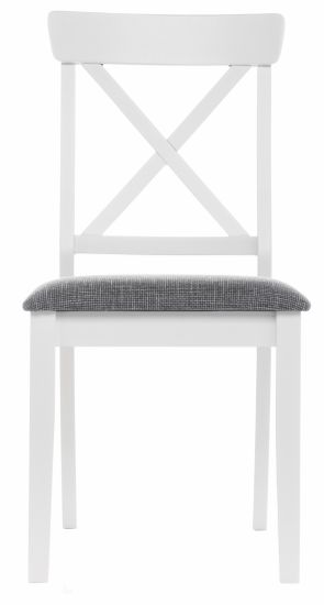 Стул деревянный Bern butter white - grey
