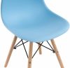 Стул деревянный Eames PC-015 blue - 5