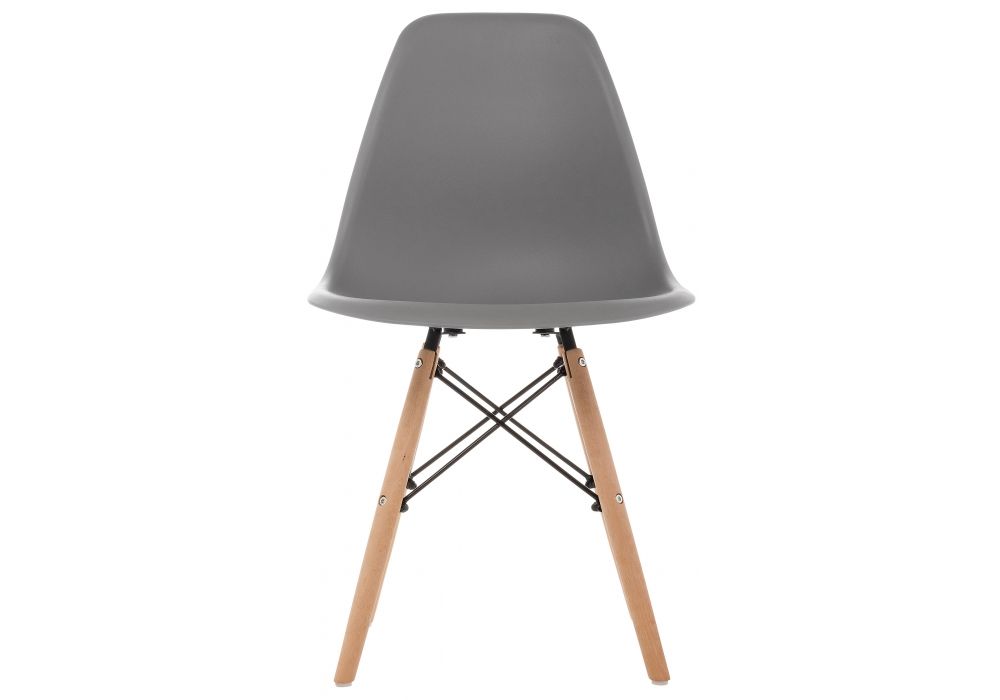 Стул деревянный Eames PC-015 серый