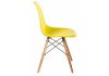 Стул деревянный Eames PC-015 желтый ножки дерево - 3