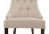 11027 Стул Elegance dark walnut - fabric cream - 12