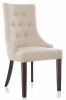 11027 Стул Elegance dark walnut - fabric cream - 13