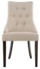 11027 Стул Elegance dark walnut - fabric cream - 15