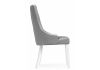 11139 Стул Elegance white - fabric grey - 13