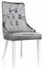 11139 Стул Elegance white - fabric grey - 2