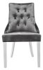 11139 Стул Elegance white - fabric grey - 3