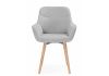 Стул деревянный Флюид 360 светло-серый (zd 960) - светлое дерево - 4