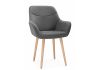 Стул деревянный Флюид 360 темно-серый (zd 995) - светлое дерево - 2