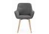 Стул деревянный Флюид 360 темно-серый (zd 995) - светлое дерево - 4