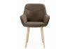 Стул деревянный Флюид коричневый (glory 08) - светлое дерево - 3