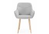Стул деревянный Флюид светло-серый (zd 960) - светлое дерево - 2