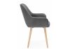 Стул деревянный Флюид темно-серый (zd 995) - светлое дерево - 3