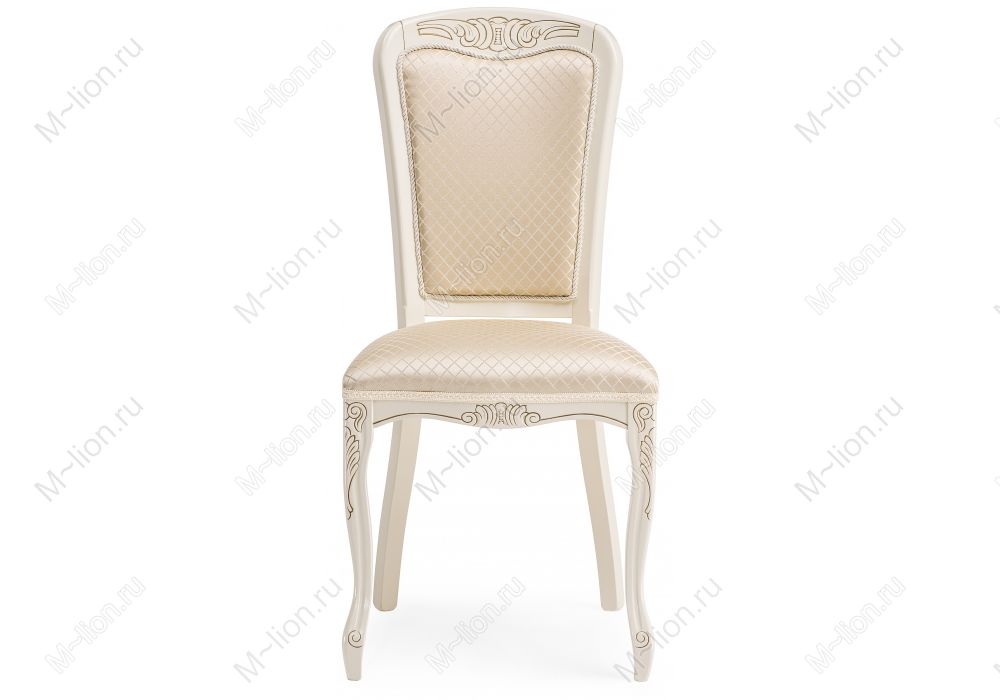 Стул деревянный Клето патина золото - ромб