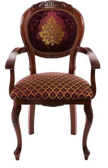 Стул деревянный Кресло Adriano 2 вишня - патина