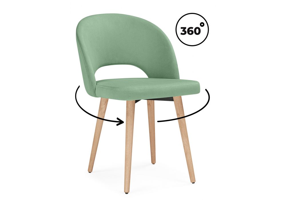 Стул деревянный Курбис 360 фисташковый (zd 651) - светлое дерево