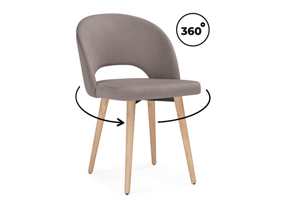 Стул деревянный Курбис 360 латте (zd 290) - светлое дерево