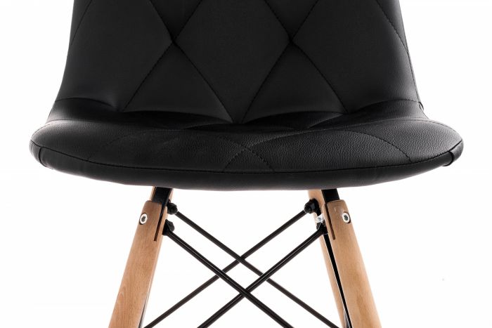Стул деревянный Kvadro 1 black - wood