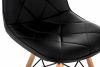 Стул деревянный Kvadro 1 black - wood - 2