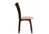 Стул деревянный Лидиос велюр тедди 008 - орех темный - 3